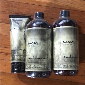 Wen sweet almond mint cleansing conditioner